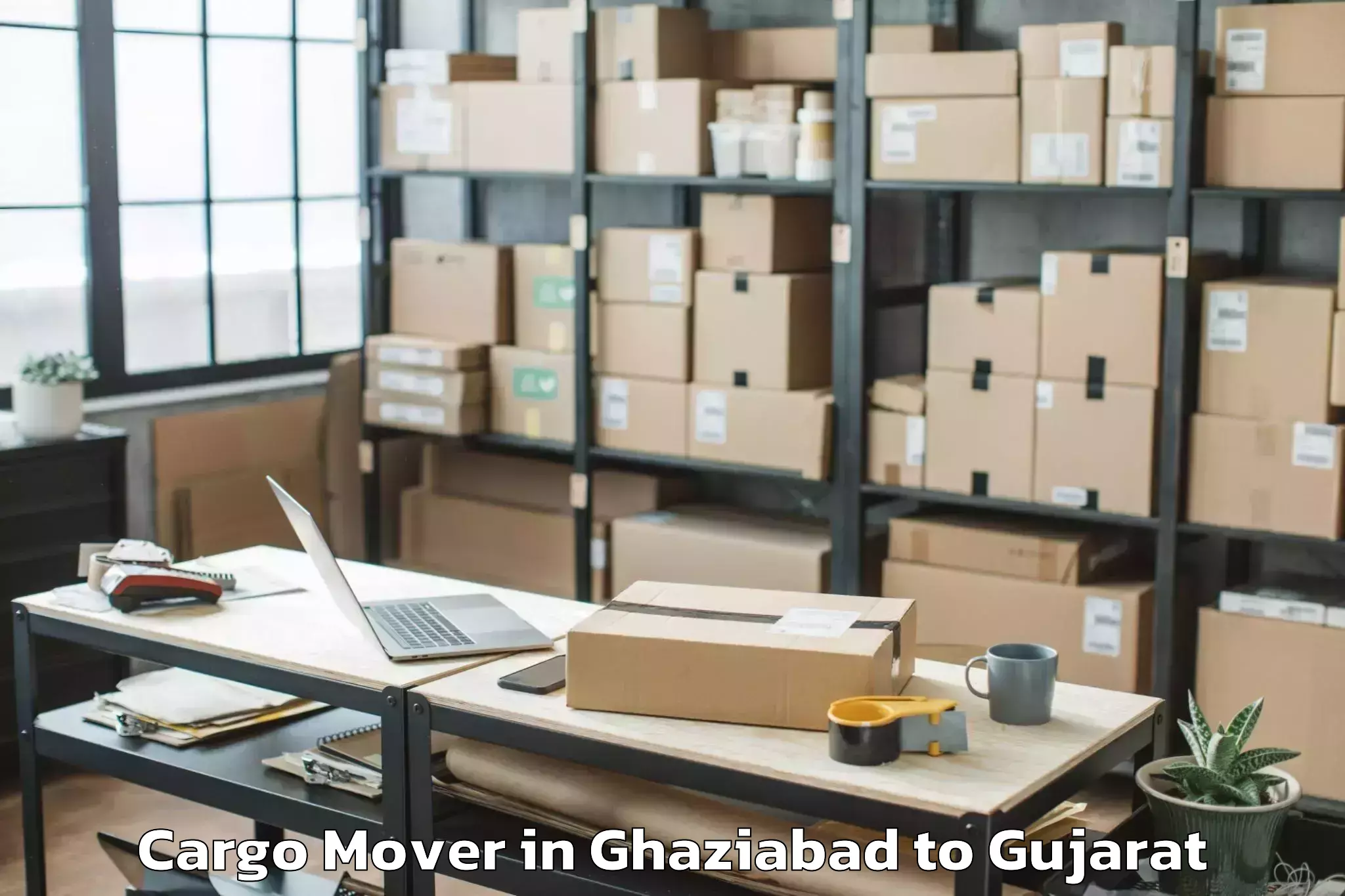 Easy Ghaziabad to Karjan Cargo Mover Booking